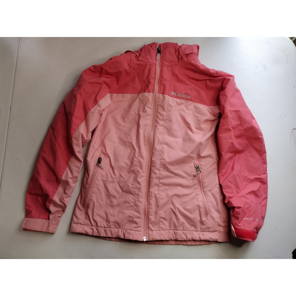 Columbia Kids Two-Tone Pink Waterproof Raincoat